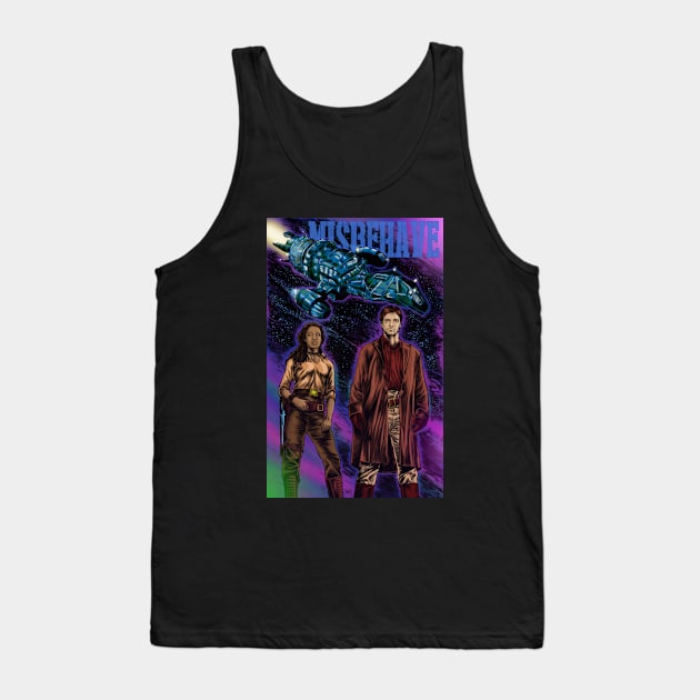 Misbehave Tank Top by MontisEcho